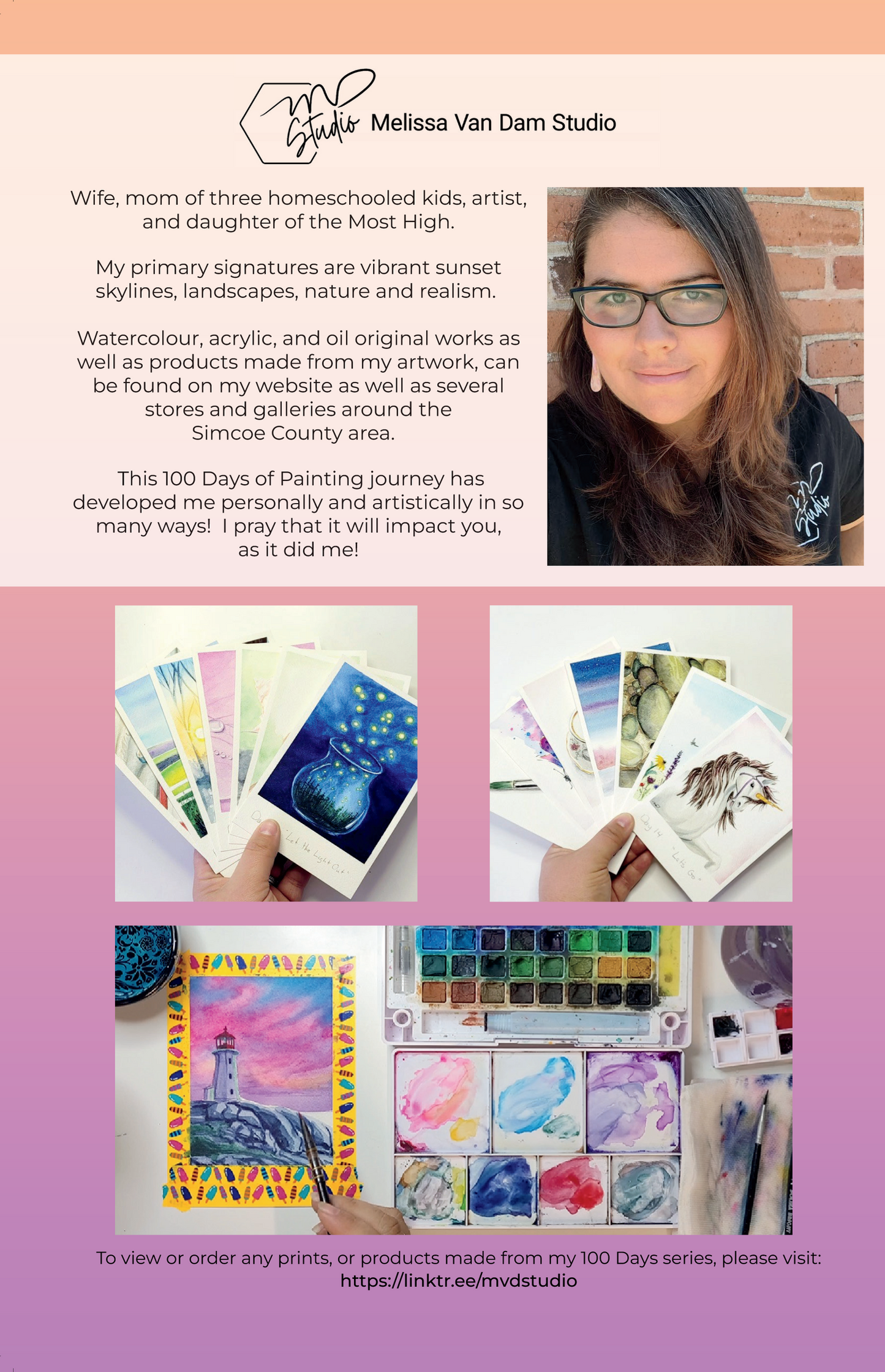 100 Days of Painting Book DIGITAL DOWNLOAD ONLY