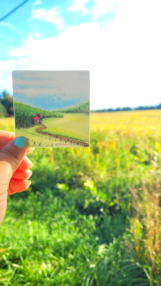 "Sunny Lane" Magnet 75mm