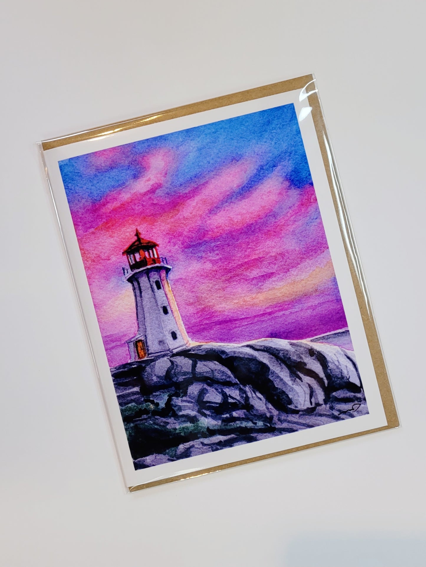 "Peggy's Sunset" Day 93 Peggy's Cove Lighthouse