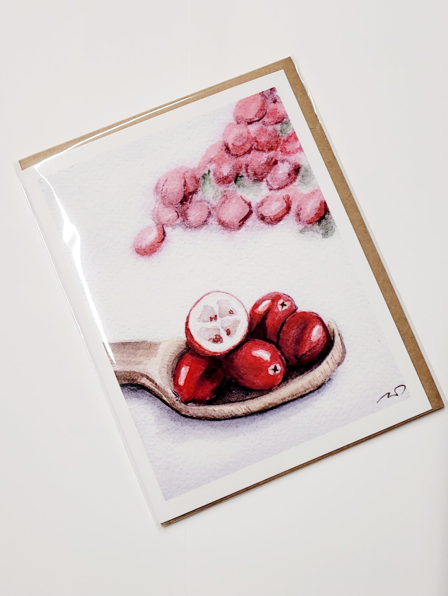 "Spoon Full of Bala" Muskoka Cranberry Day 18 Greeting Card