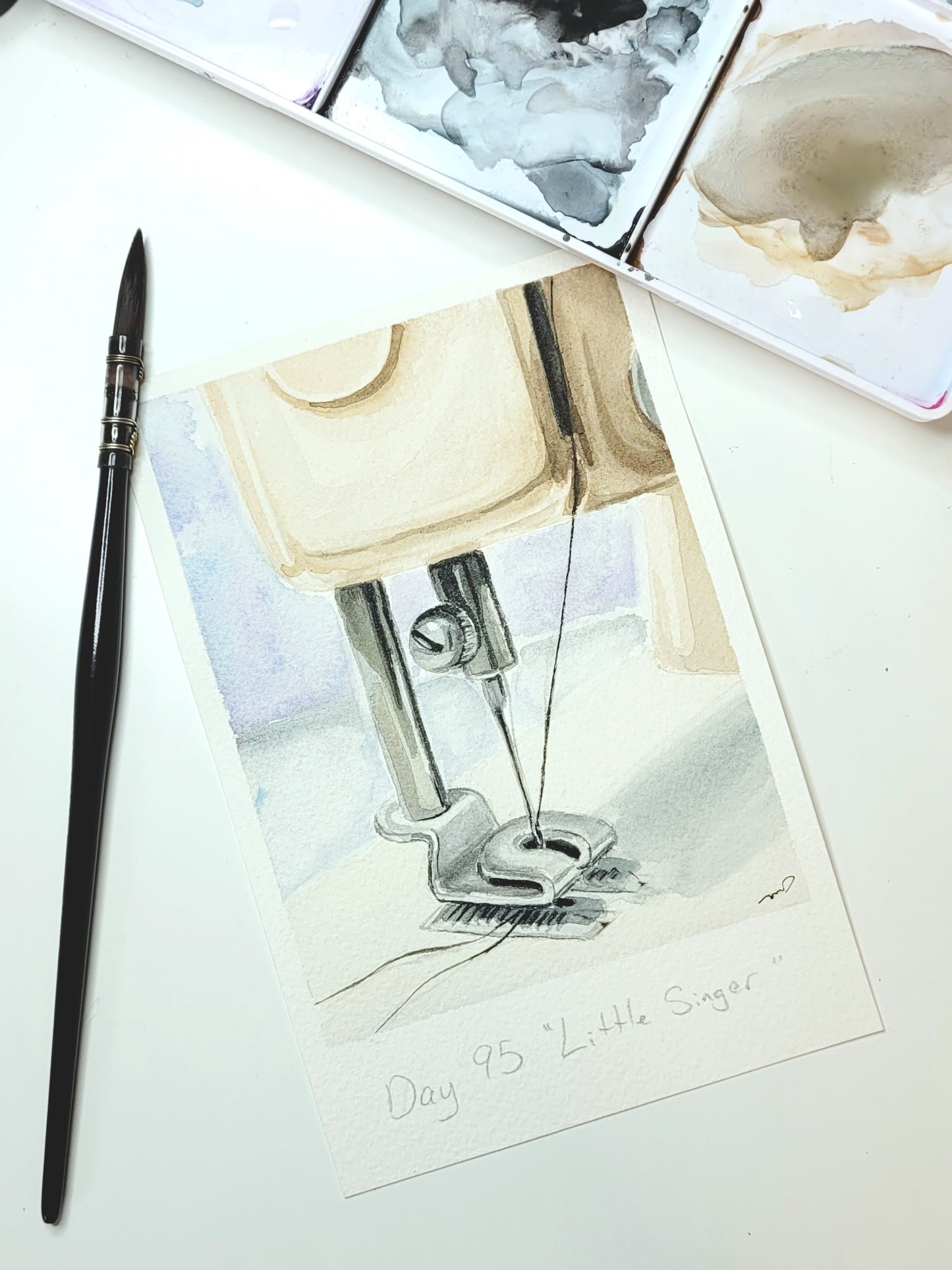 "Little Singer" Day 95 Vintage Sewing Machine