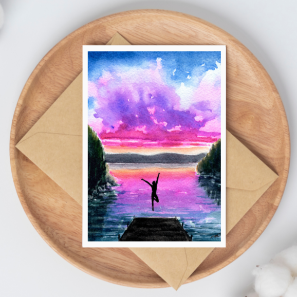 "Leap" Day 89 Jumping off a dock into a lake