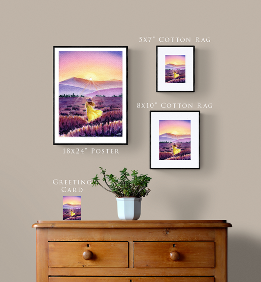 "Forever Changed" Day 100 Woman in Lavender Field