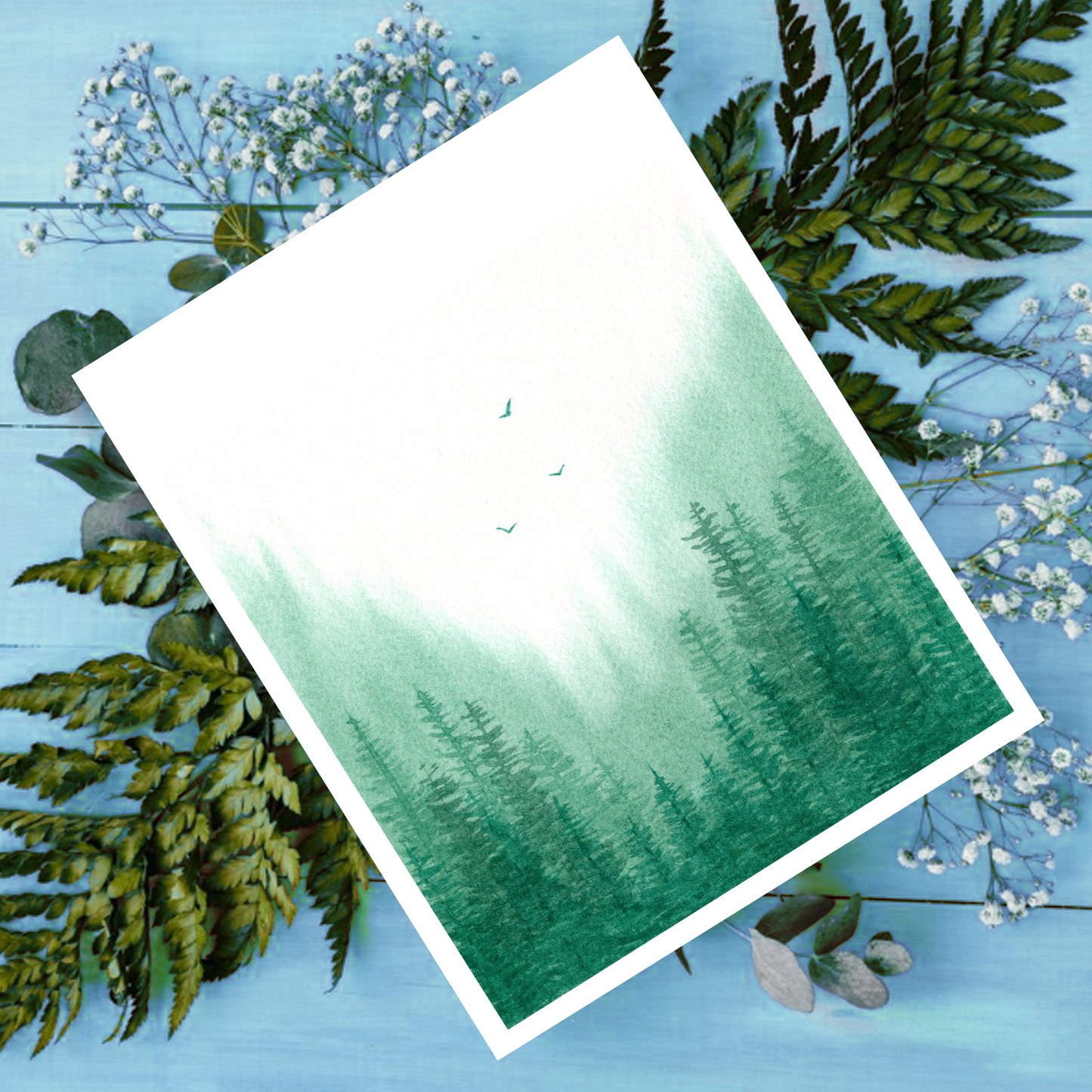 "Misty Pines" Archival Print