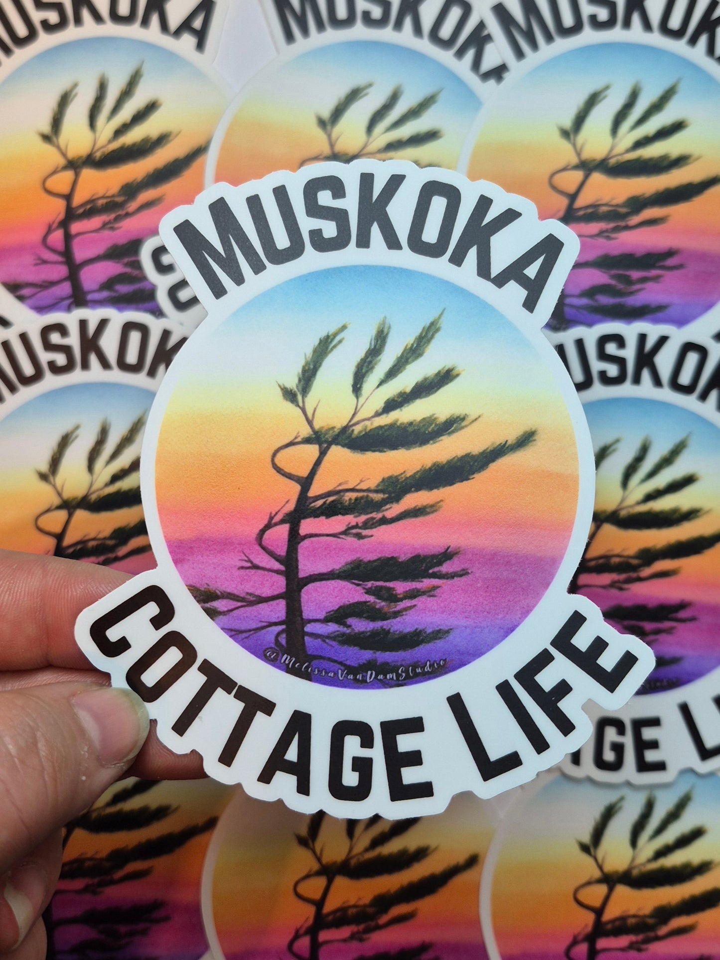 "Muskoka Cottage Life" Bumper Sticker