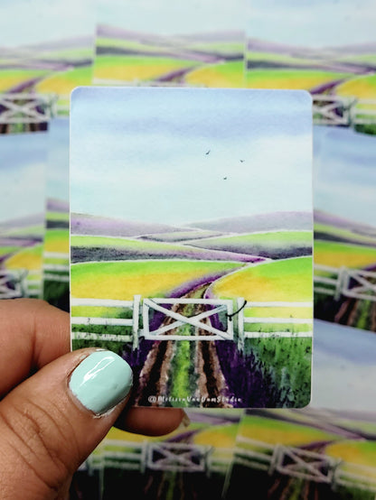"Do You Hold the Key?" Day 23 Farm Field with Gate