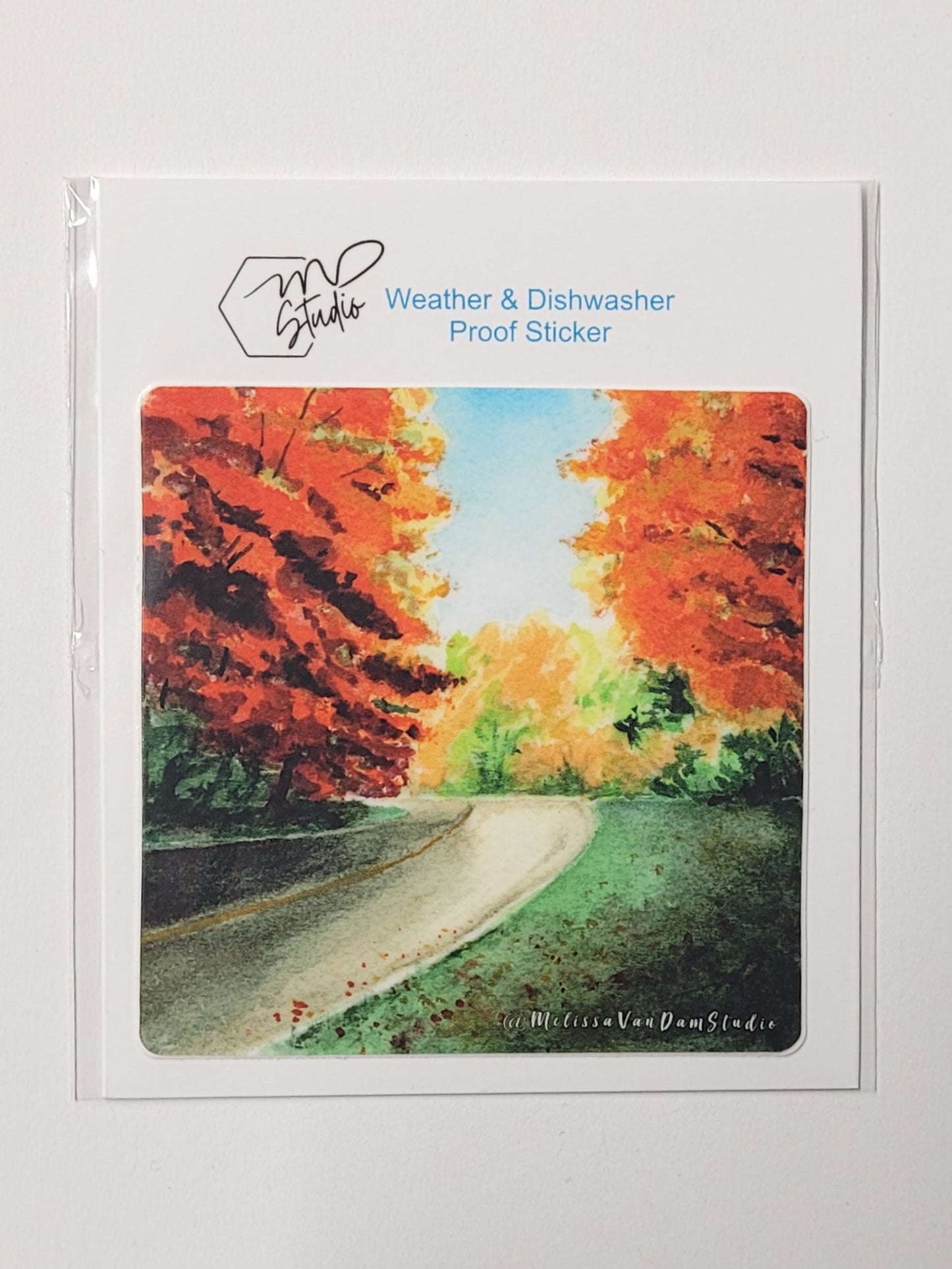 "Around the Bend" Weather Proof Sticker