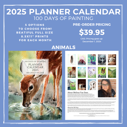 2025 Art Print Planner Calendar