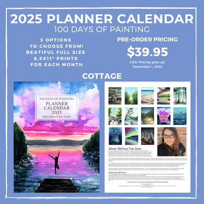 2025 Art Print Planner Calendar