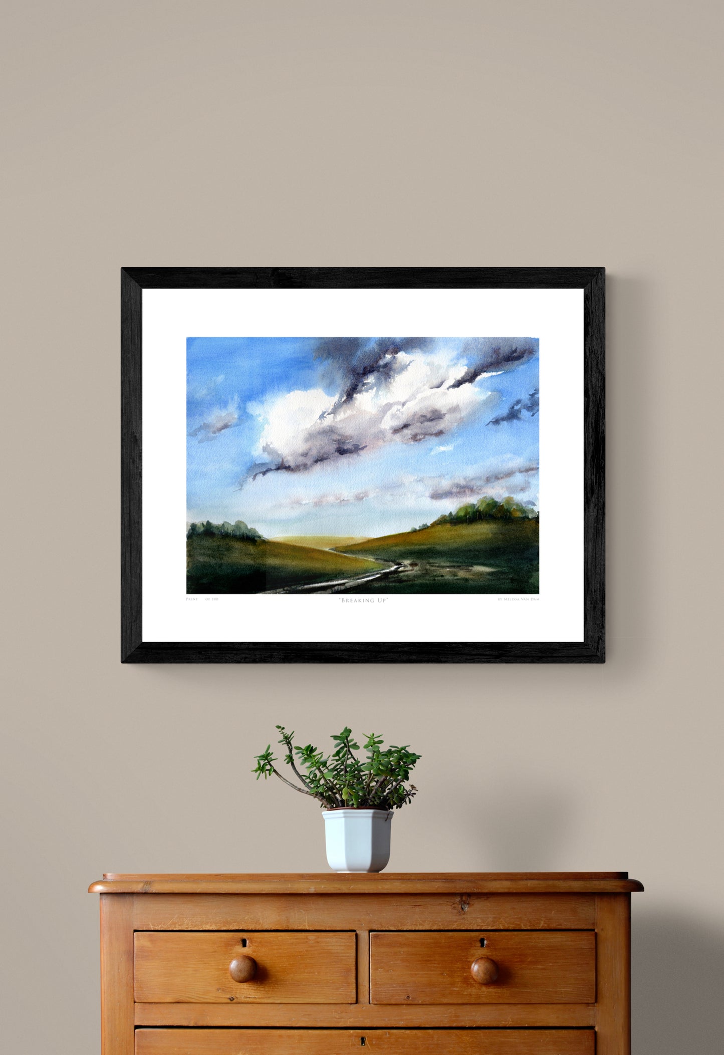 "Breaking Up" Rolling Hills LIMITED EDITION FINE ART PRINT