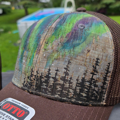 Hand Painted Snap Back Ball Hat