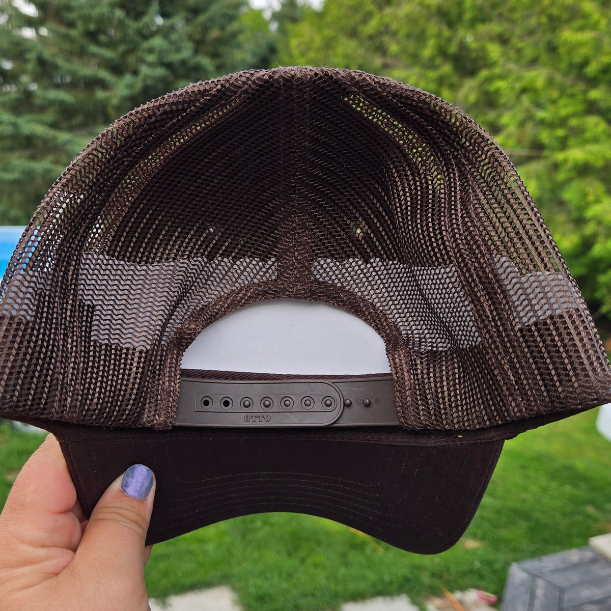 Hand Painted Snap Back Ball Hat