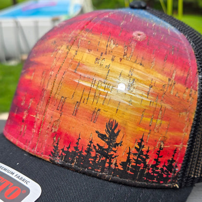 Hand Painted Snap Back Ball Hat