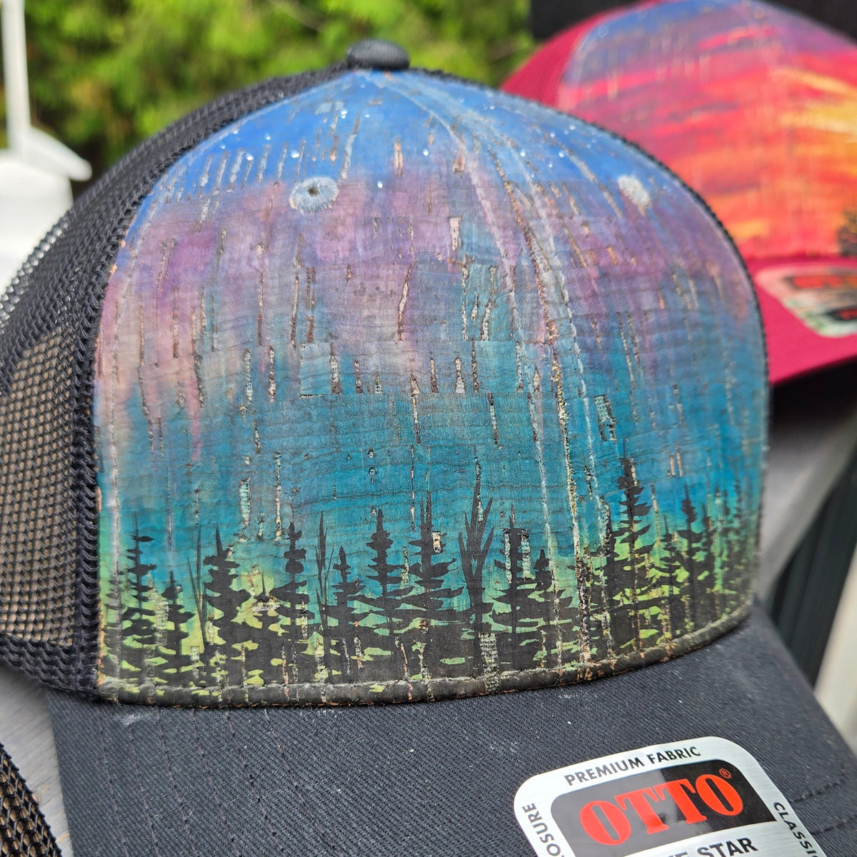 Hand Painted Snap Back Ball Hat