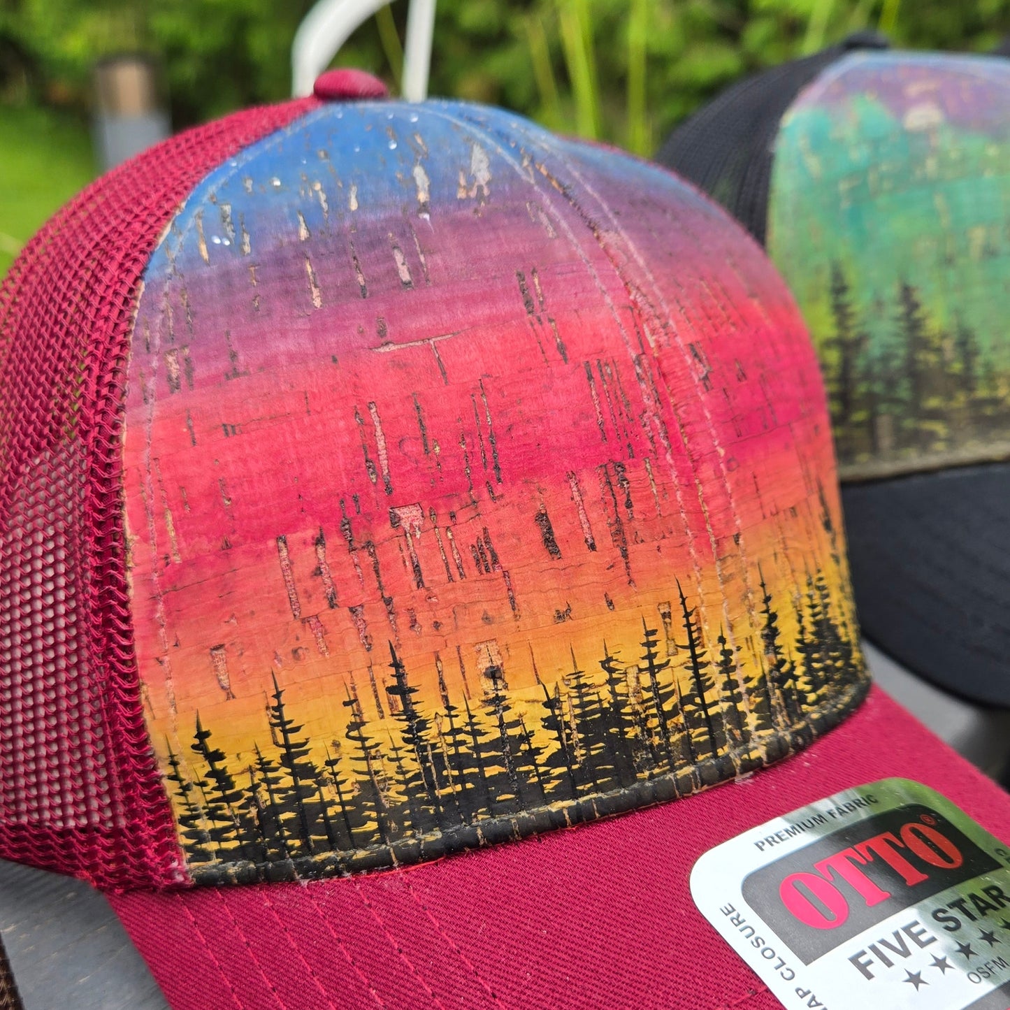 Hand Painted Snap Back Ball Hat
