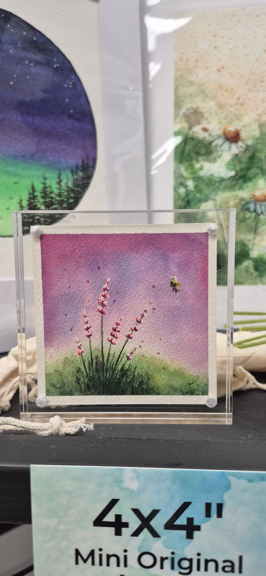 4x4" Watercolour Original