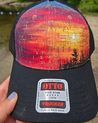 Hand Painted Snap Back Ball Hat